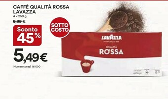 Coop Lavazza Caffe Qualita Rossa offerta