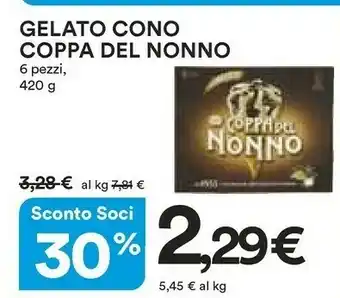 Coop Nestlè Gelato Cono Coppa Del Nonno offerta