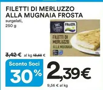 Coop Frosta Filetti Di Merluzzo Alla Mugnaia offerta