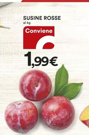 Coop Susine Rosse offerta