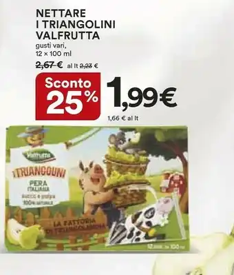 Coop Valfrutta Nettare I Triangolini offerta