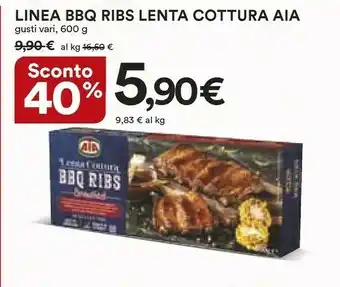 Coop Aia Linea Bbq Ribs Lenta Cottura offerta