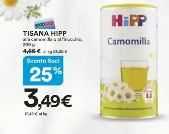 Coop Hipp Tisana Alla Camomilla offerta