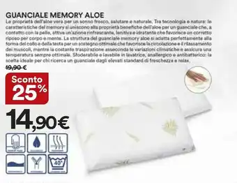 Coop Guanciale Memory Aloe offerta