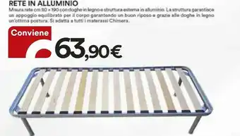Coop Misura Ipercoop Rete In Alluminio offerta