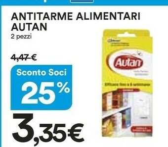 Coop Autan Antizanzare offerta