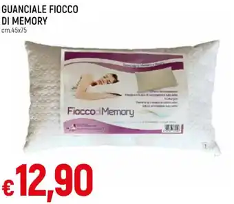 Galassia GUANCIALE FIOCCO DI MEMORY cm.45x75 offerta