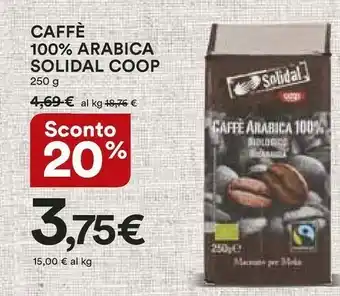 Coop Coop Caffè 100% Arabica Solidal offerta