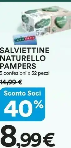 Coop Pampers Baby Fresh Salviettine , 360 Pz offerta