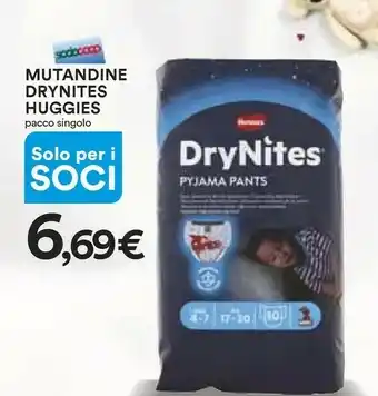 Coop Huggies DryNites Pyjama Pants Ragazza 10 Pezzo(i) offerta