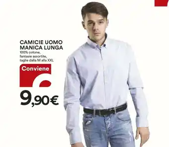 Coop Camicie Uomo Manica Lunga offerta