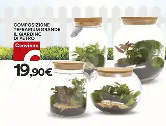 Coop Composizione Terrarium Grande Il Giardino Di Vetro offerta