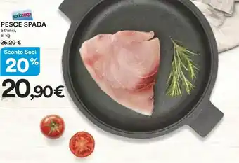Coop Pesce Spada A Tranci offerta