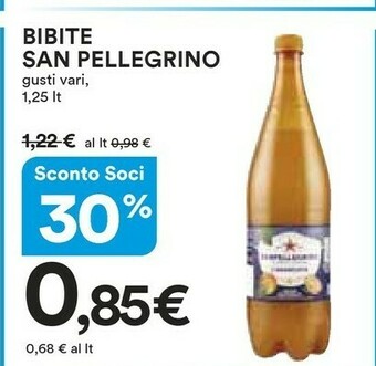 Coop San Pellegrino Bibite offerta