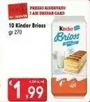 Despar Ferrero Kinder Brioss 270 G(ml) offerta