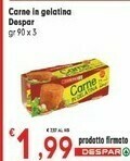 Despar Despar Carne In Gelatina offerta