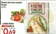 Despar Despar - Sfogliate Con Olio Extra Vergine Di Oliva 360 G(ml) offerta