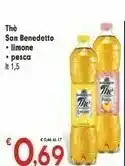 Despar San Benedetto Thè Al Limone 1500 G(ml) offerta