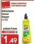 Despar Despar Brilliantante Limone 500ml offerta
