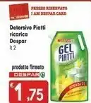 Despar Despar Detersivo Piatti Ricarica 2000ml offerta