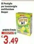 Despar Despar 30 Pastiglie Per Lavastoviglie Multifunzione offerta