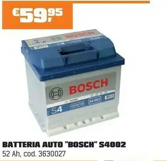 OBI Bosch BATTERIA AUTO "BOSCH" S4002 offerta