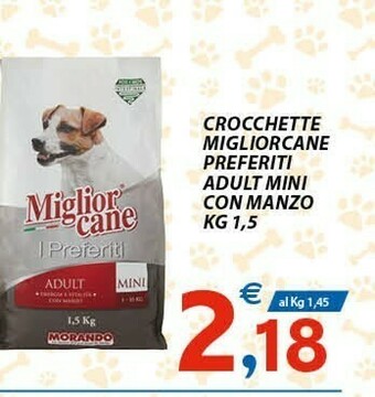 Vivo Supermercati Miglior Cane Crocchette Preferiti Con Manzo 1500 G offerta