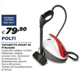 Coop Polti Vaporetto Smart 30 PTEU0268 offerta