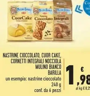 Conad Superstore Barilla Nastrine Cioccolato 240 G(ml) offerta