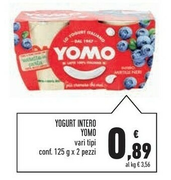 Conad Superstore Yomo Yogurt Intero offerta