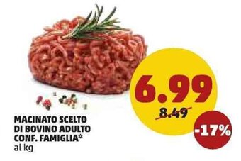 PENNY Macinato Scelto di Bovino Adulto Conf. Famiglia offerta