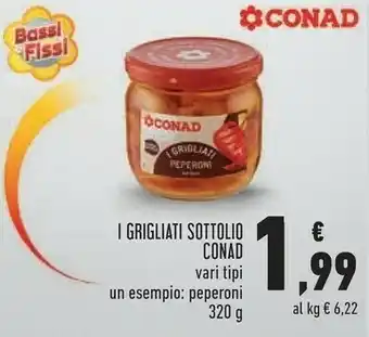Conad Conad - I Grigliati Peperoni Sottolio offerta