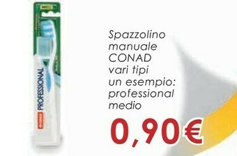 Conad Spazzolino Manuale offerta