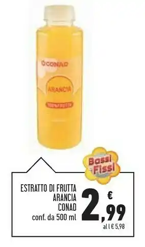 Conad Superstore Conad Estratto Di Frutta Arancia 500 Ml offerta