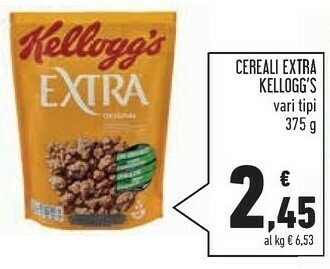 Conad Superstore Kelloggs Cereali Extra offerta