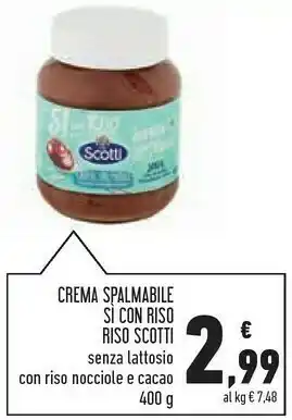 Conad Superstore Riso Scotti - Crema Spalmabile offerta