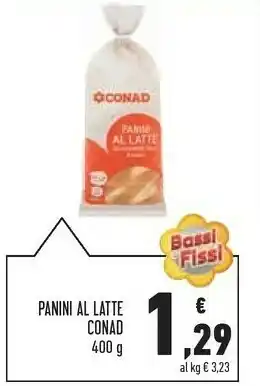Conad Superstore Conad - Panini Al Latte Delicatamente Dolci 400 G(ml) offerta