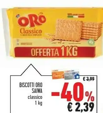 Conad Superstore Saiwa Oro Classico offerta