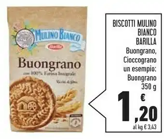 Conad Superstore Barilla Buongrano Integrale Mulino Bianco 350 G(ml) offerta