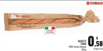 Conad Conad Baguette offerta