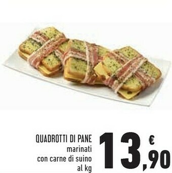 Conad Quadrotti Di Pane Marinati Con Carne Di Suino offerta
