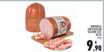 Conad Alcisa Mortadella Con Pistacchio Selezione Elite offerta