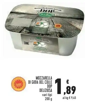 Deliziosa Mozzarella Di Gioia Del Colle Dop 200 G