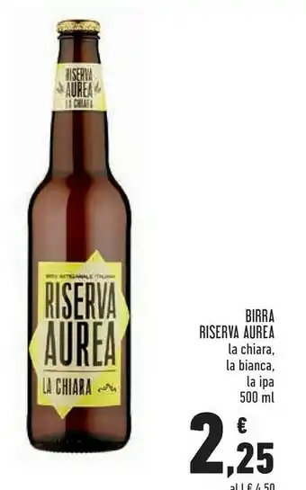 Conad Aurea Birra Artigianale IPA Riserva 500 G(ml) offerta