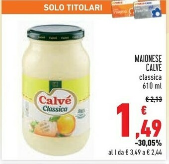 Conad Superstore Calvè Maionese Classica offerta