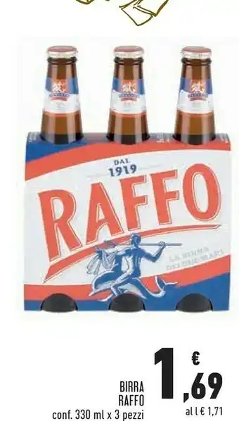 Conad Raffo Birra 990 G(ml) offerta