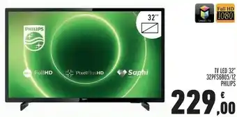 Conad Superstore Philips 6800 Series 32PFS6805/12 TV 81,3 Cm (32") Full HD Smart TV Wi-Fi Nero offerta