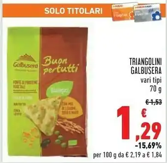 Conad Galbusera Triangolini offerta