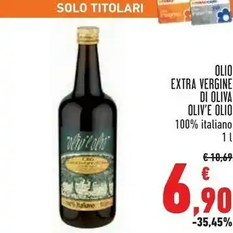 Conad Oliv'e olio Extra Di Oliva offerta