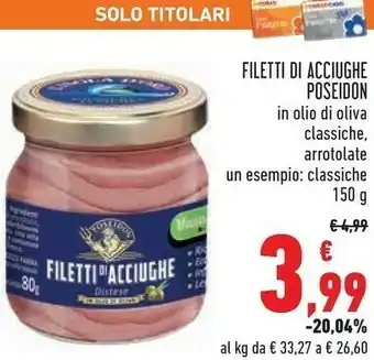 Poseidon Filetti Di Acciughe